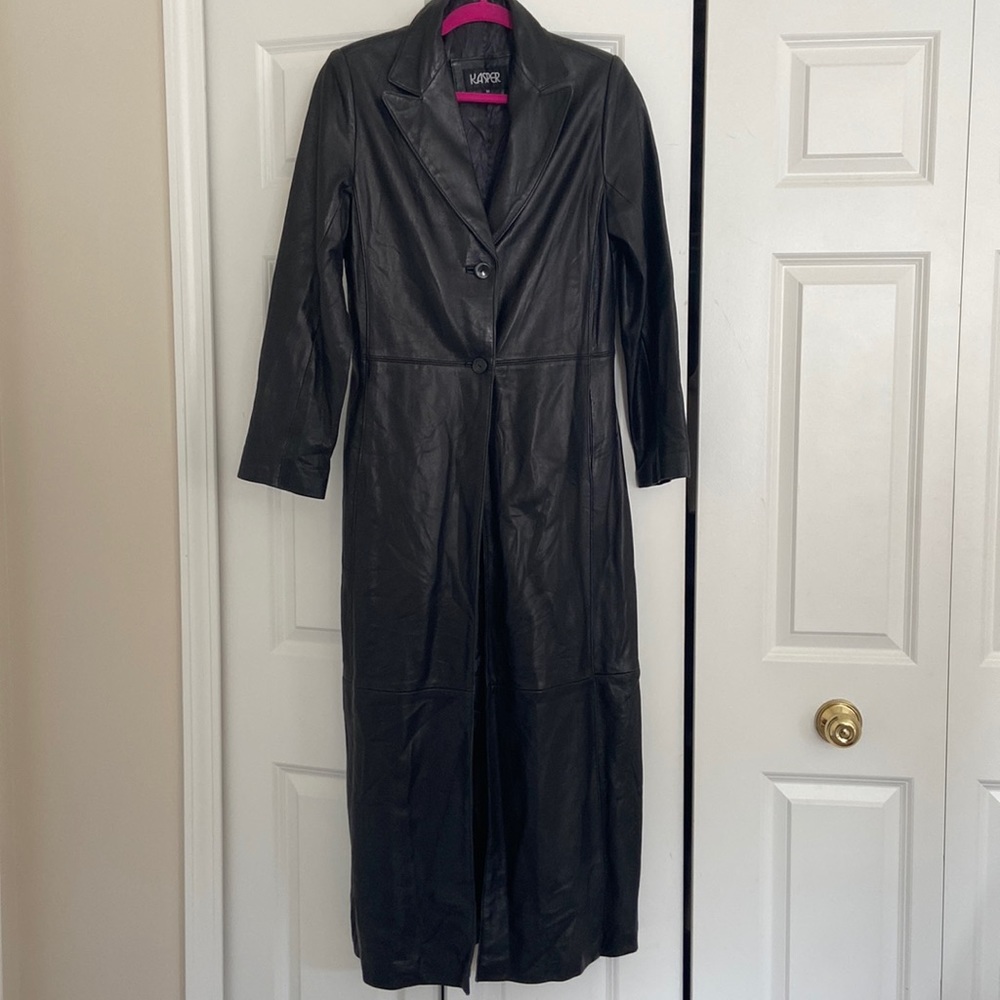 Kasper Leather Coat